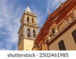 Triana, Seville, Seville Province, Andalusia, Spain. The Santa Ana church in Seville.