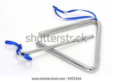 Triangle on white