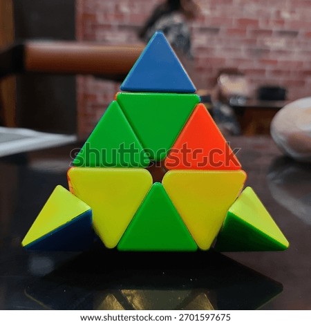 Triangle Pyraminx Rubix Cube

A beautiful, colorful and mindful amalgamation of geometry in triangular form

This picture gives us strong geometric structure also refreshing for out brain health 