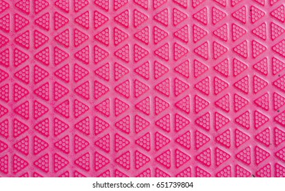 Triangle Red Safety Boxing Rubber Pad Floor Background Texture Pattern Parts