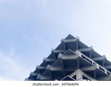 Triangles building. Triangles Architecture. 