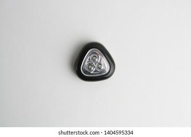 triangular black flashlight led light