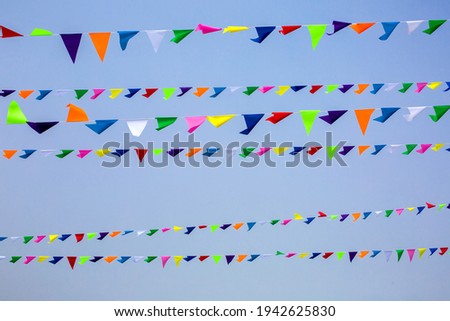 Similar – Colourful pennants