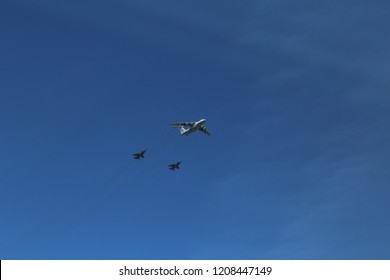 Triangular Formation Group Three Russian Military Stock Photo ...