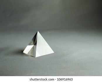 A triangular prism.