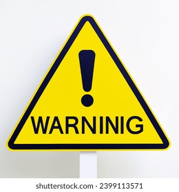 3d Warning Sign Hazard Symbol Error AI-generated image 2487149629 ...