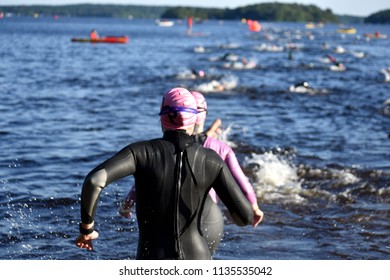 Triathlon Open Water Swimming