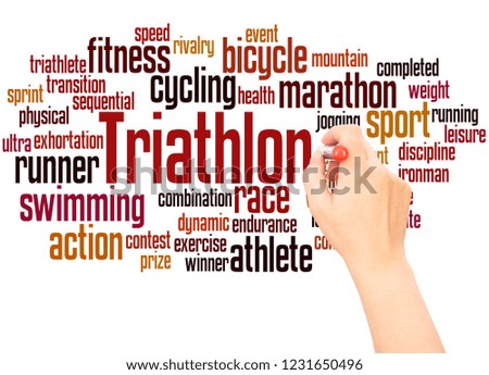 Similar – Triathlon Swimming