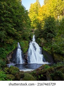 The Triberg Waterfall In The Black Forest 