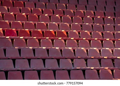 tribune in a soccer stadium - Shutterstock ID 779157094