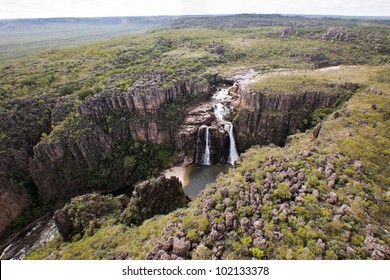 Tributary to Twin Falls and Jim Jim Fals  Kakadu National Park, Australia  N.T. Ariel images