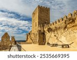 the tribute tower of the Almansa castle from the terrace