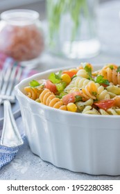 Tricolor Pasta Salad With Vegetables