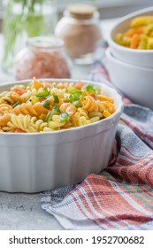 Tricolor Pasta Salad With Vegetables