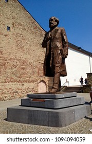 Trier, Germany - May 19, 2018: Karl Marx Statue