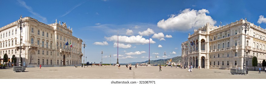 Trieste City By Sea In Italy