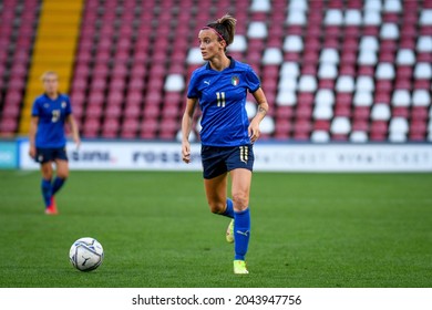 Trieste, Italy, September 17, 2021, Barbara Bonansea (Italy) during FIFA World Cup Women#39;s World Cup 2023 Qualifiers - Italy vs Moldova
