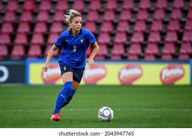 Trieste, Italy, September 17, 2021, Martina Rosucci (Italy) during FIFA World Cup Women#39;s World Cup 2023 Qualifiers - Italy vs Moldova