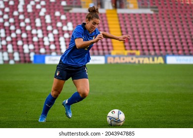 Trieste, Italy, September 17, 2021, Valentina Bergamaschi (Italy) during FIFA World Cup Women#39;s World Cup 2023 Qualifiers - Italy vs Moldova
