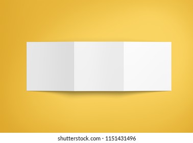 Download Tri Fold Brochure Template Yellow Stock Photos Images Photography Shutterstock Yellowimages Mockups
