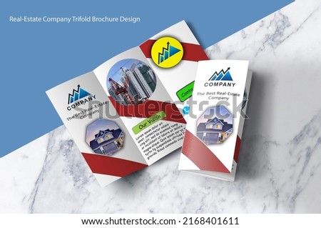 Trifold Real estate brochure design a4 size
