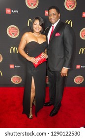 Trina Braxton And Von Scales - Attends 2019 Trumpet Awards At  Cobb Energy Performing Arts Center On January 19th 2019 In Atlanta Georgia - USA