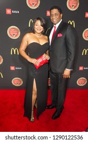 Trina Braxton And Von Scales - Attends 2019 Trumpet Awards At  Cobb Energy Performing Arts Center On January 19th 2019 In Atlanta Georgia - USA