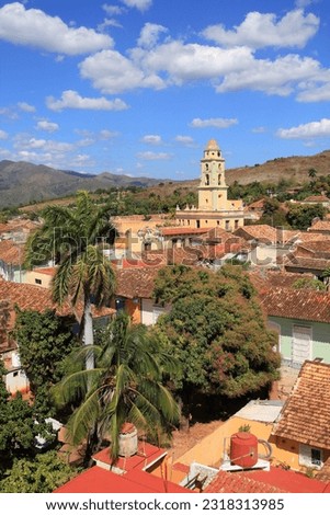 Trinidad, Cuba - colonial town cityscape. UNESCO World Heritage Site.