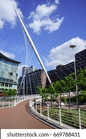 Trinity Bridge In Manchester