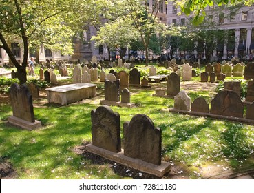 Trinity Church Cemetery In New York City