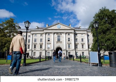 Trinity College In Dublin, Ireland