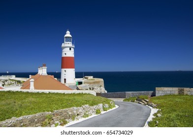 Trinity House Lighthouse on Point Europa (Gibraltar)