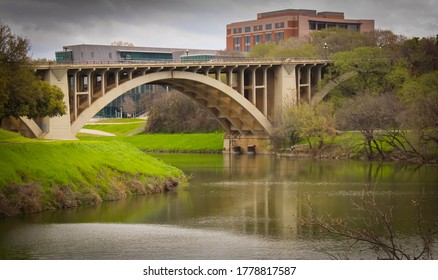 Trinity River Bridge In Fort Worth, Texas