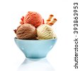 bowl of ice cream