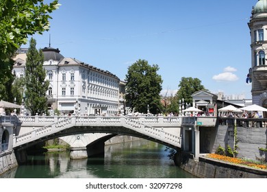 The Triple Bridge, Ljubljana, Slovenia