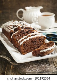 Triple Chocolate Loaf Cake