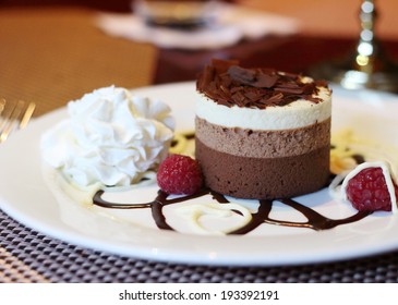 Triple Chocolate Mousse Cake