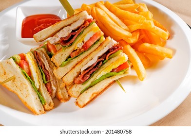 Triple Decker Club Sandwich