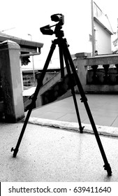 Tripod with light and shadow