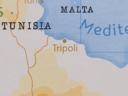 Tripoli In The Realistic World Map