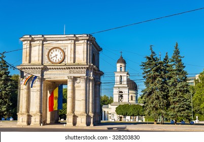 The Triumphal Arch In Chisinau - Moldova