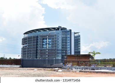 TRIVANDRUM, KERALA, INDIA, APRIL 20, 2018: UST Global, Technopark, Thiruvananthauram. The Office Of The IT Company Solving Next-generation Technology Problems For Fortune 500 Companies