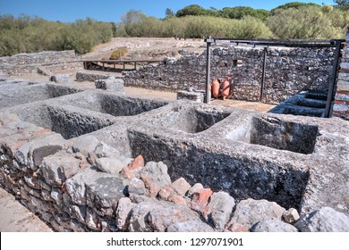 Troia, archaeological site from Roman times in Portugal