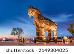 Trojan horse at sunset - Canakkale Turkey