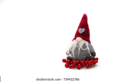 Christmas Holiday Troll Branch Santa Hat