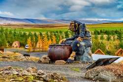 Troll Statues In Iceland