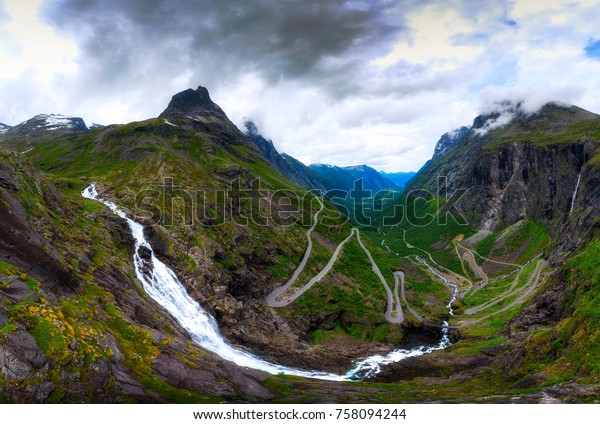 Trollstigen in summer
,Norway