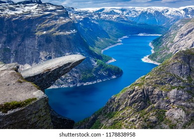 Trolltunga Norway Fjord