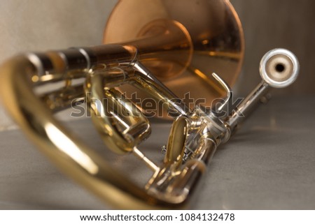 
Trombone in the light
