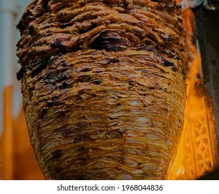 Trompo de pastor mexican gastronomic concept